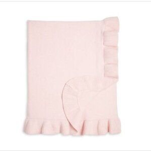 Sky Ruffle Edge Knit Throw, 50 X 70
